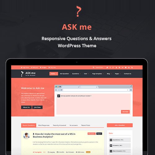 Ask Me – Responsive
