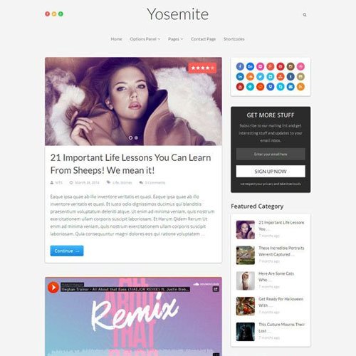 MyThemeShop Yosemite