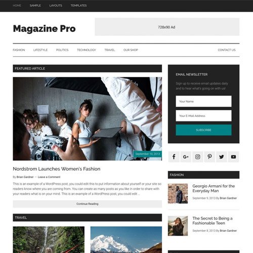 Magazine Pro Theme